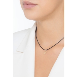 Buchstaben Anhänger M aus Gelbgold 18K 2