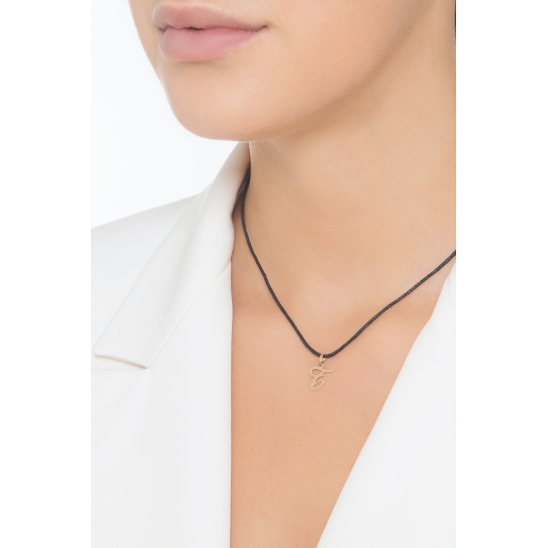 Anhänger Buchstabe T Gelbgold 18K