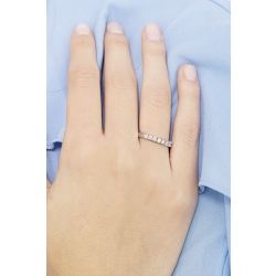 Weißgold Ring mit 7 Brillanten 0,25 Karat 2