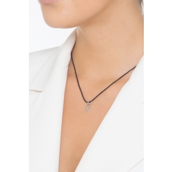 Buchstaben Anhänger G Weißgold 18K im Kursivschrift 2