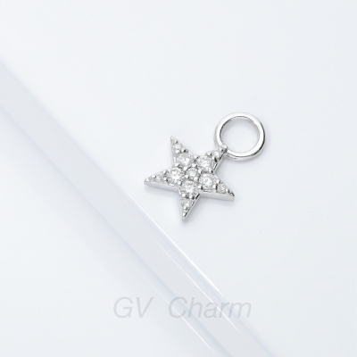 GV Charm Sternanhänger aus Gold 18k und Diamanten