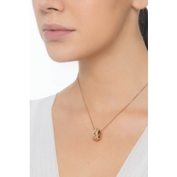 Roségold 18K Kette mit Anhänger  2