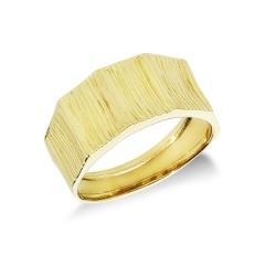 Ausgefallener Ring aus Gelbgold 18k