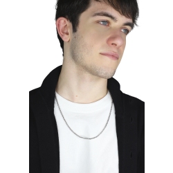 Weißgold 18k Königskette, 60 cm 2