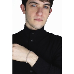 Armreif Herren Rivière Weißgold 750 mit Diamanten 2