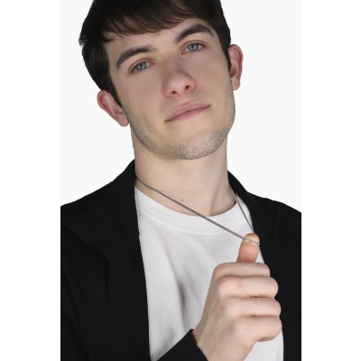 Weißgold Panzerkette Herren 60 cm 