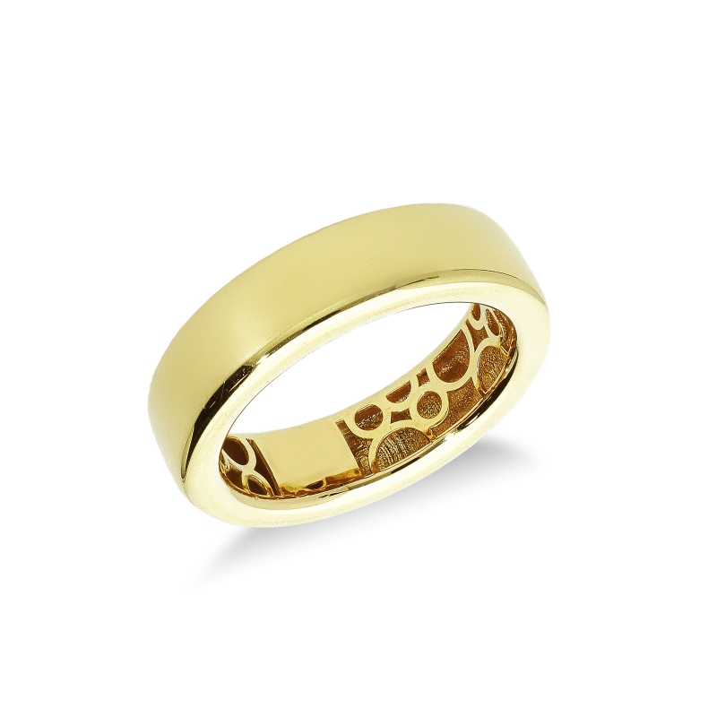 Gelbgold 18K Bandring 