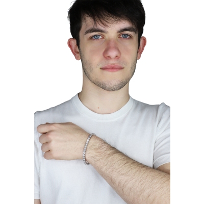 Tennisarmband Weißgold 18 Karat mit 0,30 ct Diamanten