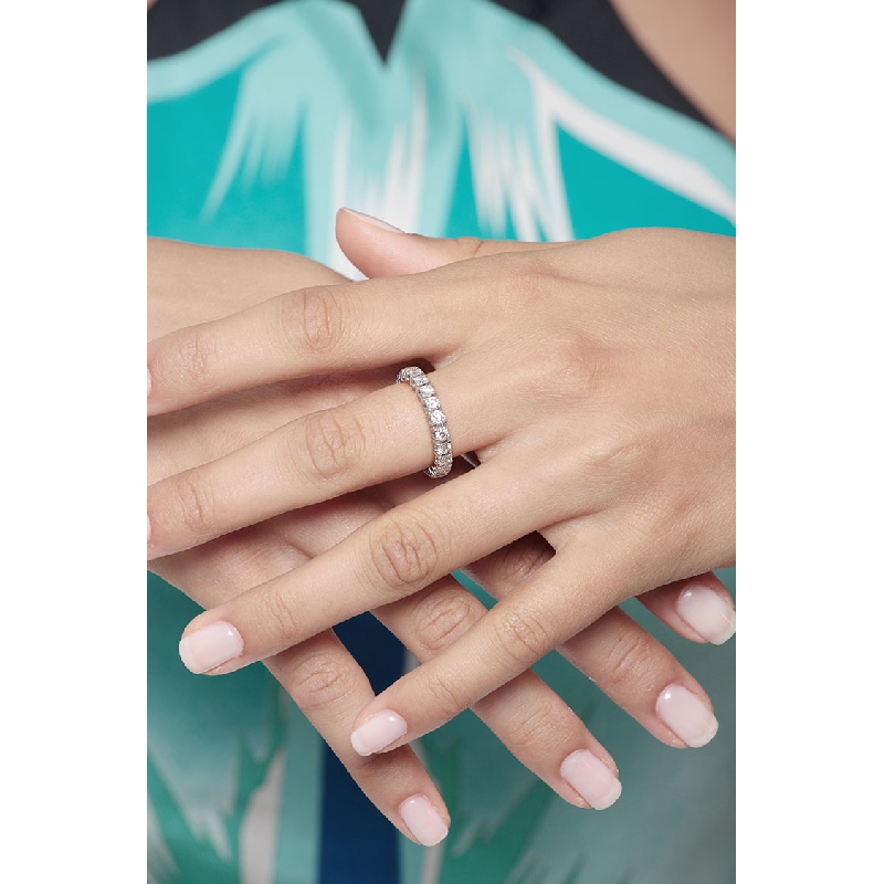 Memoire Ring Weißgold 750