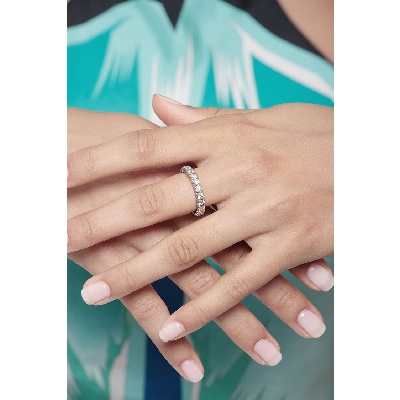 Memoire Ring Weißgold 750