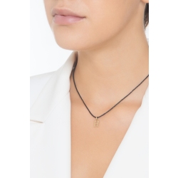 Buchstaben Anhänger H aus Gelbgold 18K 2