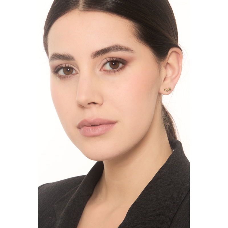 Ohrringe mit Sternen aus 18K Gelbgold