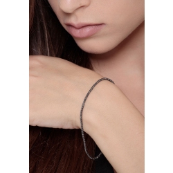 Armband Kugelkette aus Schwarzgold 18k 2