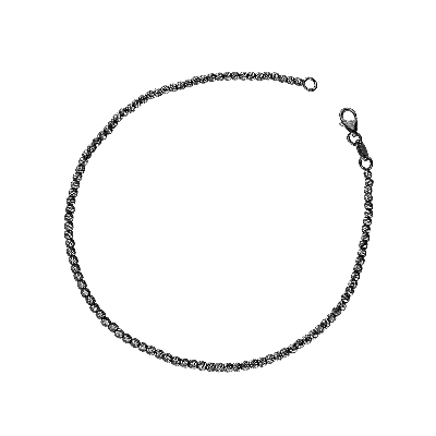 Armband Kugelkette aus Schwarzgold 18k