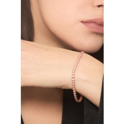 Roségold 750 Tennisarmband mit Diamanten 2