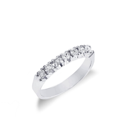 Weißgold Ring mit 7 Diamanten 0,35 Karat