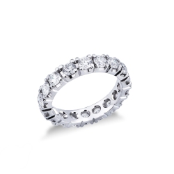 Eternity Ring Weißgold Diamanten von je 0,15 Kt