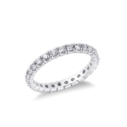 Eternity Ring Weißgold 18k Diamant