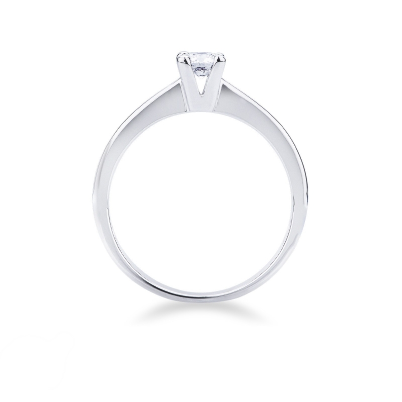 Weißgold Antragsring Diamant 0,25 Karat