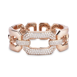 Armreif aus Roségold 18K mit Diamanten