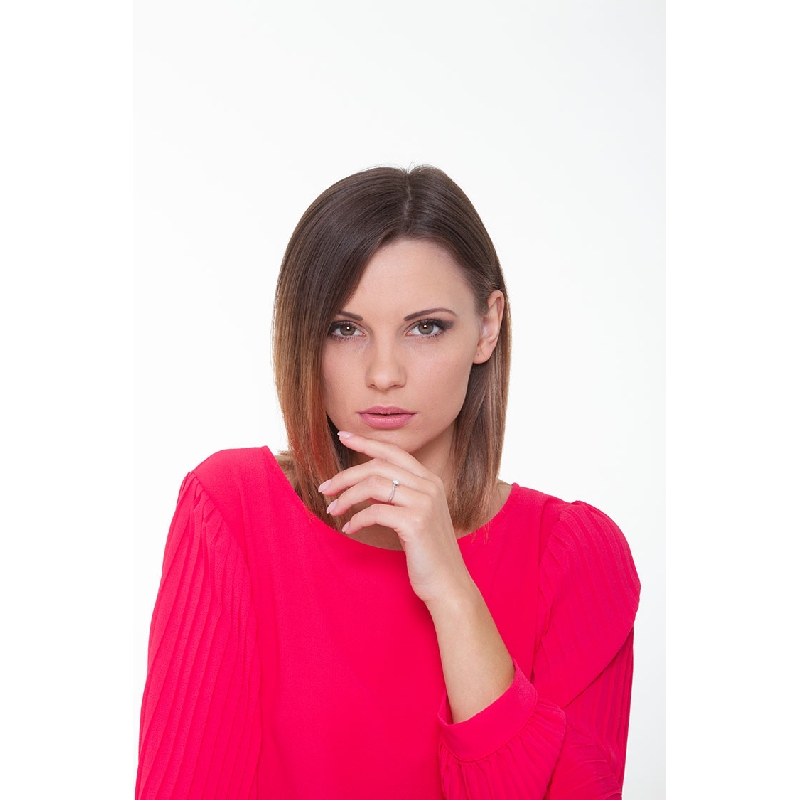 Antragsring in Weißgold mit Diamant 0,20 Karat