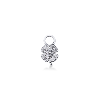 GV Charm Kleeblatt-Anhänger mit Diamanten
