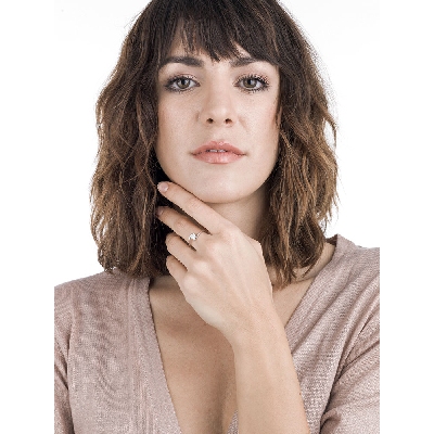 Weißgold Ring 750 TOI&MOI Illusion mit Diamanten