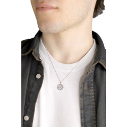 Herrenkette mit Windrose aus Diamanten 2