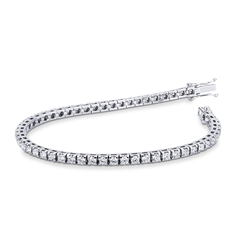 Diamantarmband Tennis 18K Weißgold