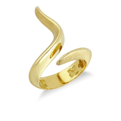 Schlangenring aus Gelbgold 18K