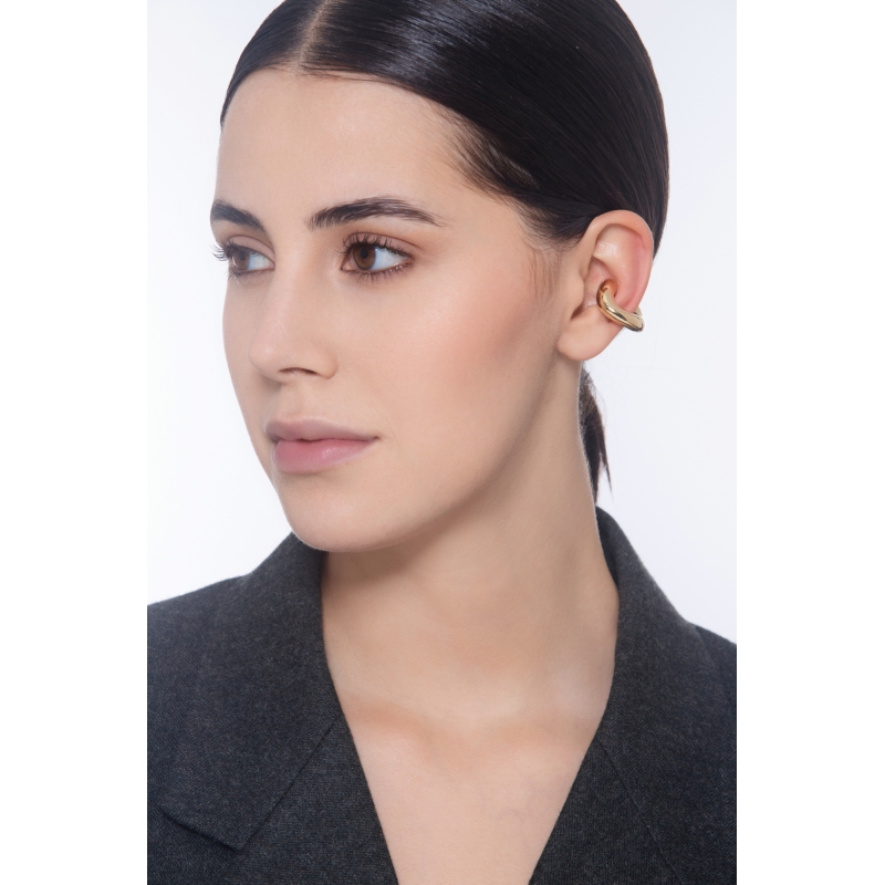 Earcuff aus 750er Gelbgold