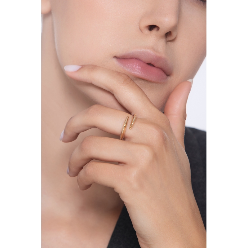 750er Gelbgold TOI&MOI Damenring 