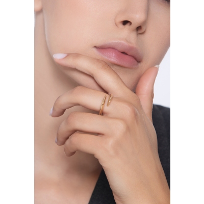 750er Gelbgold TOI&MOI Damenring 