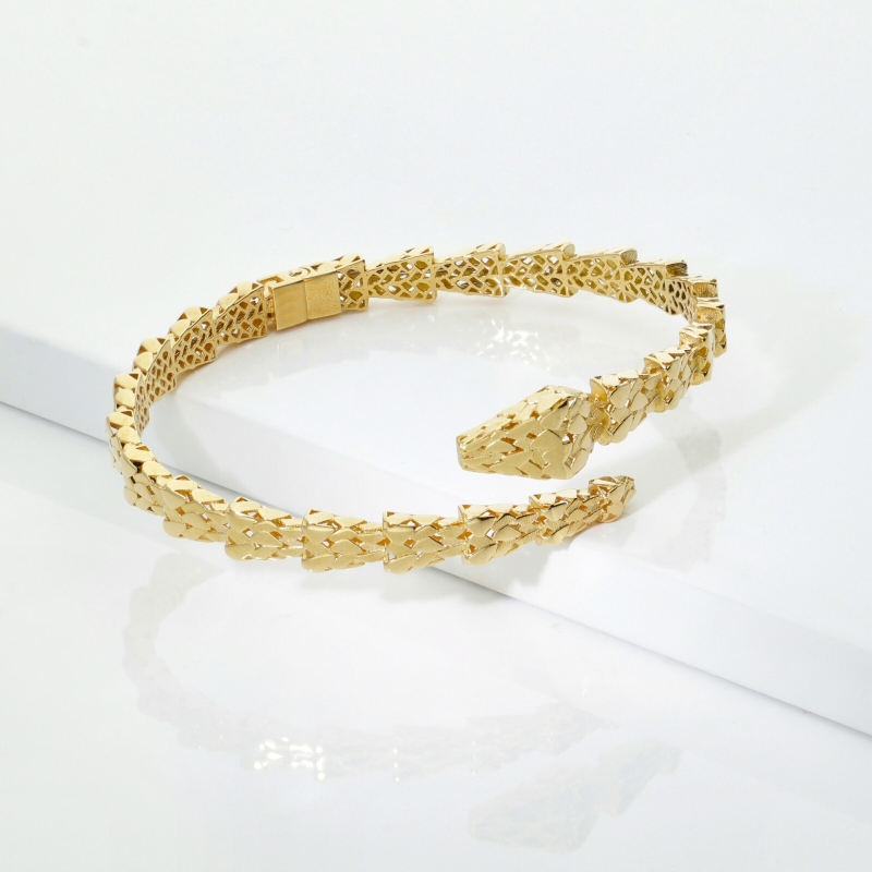 Schlangenarmband aus 18K Gelbgold