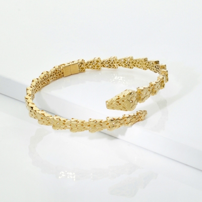 Schlangenarmband aus 18K Gelbgold