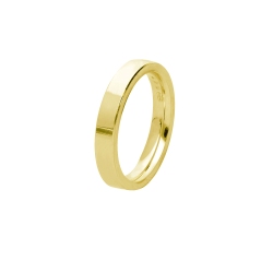 Moderner Ehering Gelbgold 18K 