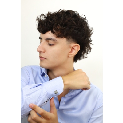 750er Weißgold Manschettenknöpfe Herrenschmuck