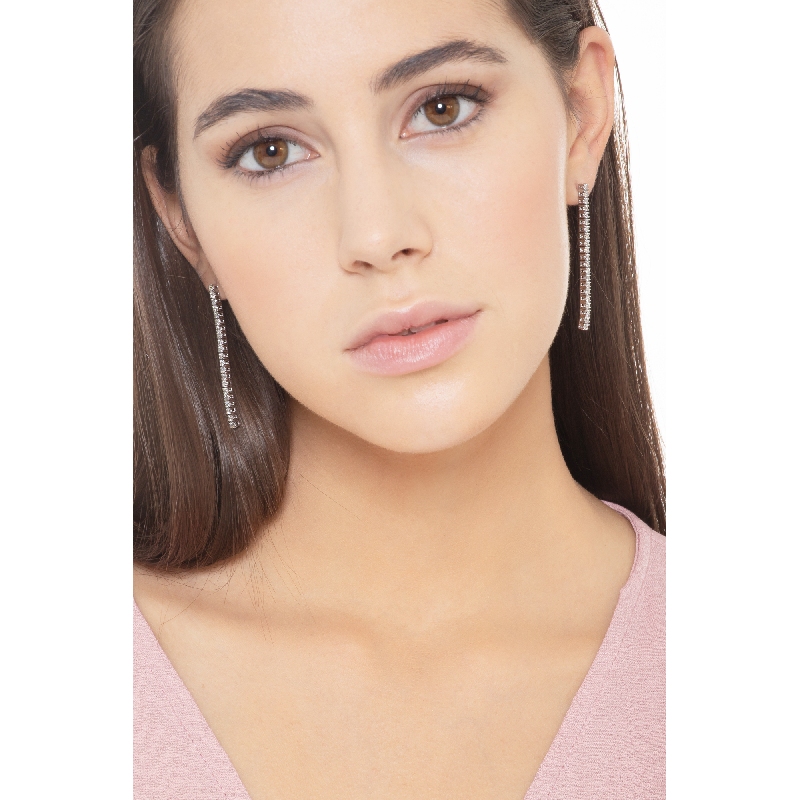 Ohrhänger aus Weißgold 750 mit Brillanten