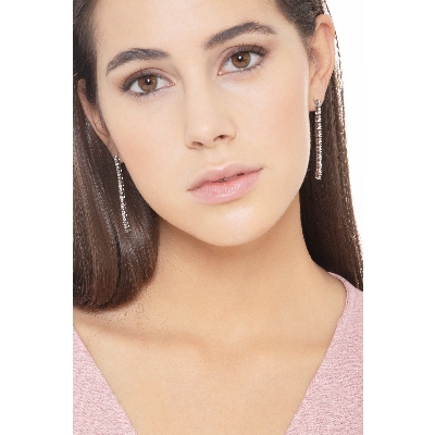 Ohrhänger aus Weißgold 750 mit Brillanten