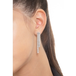 Damen Ohrhänger aus Weißgold 750 mit Diamanten 2