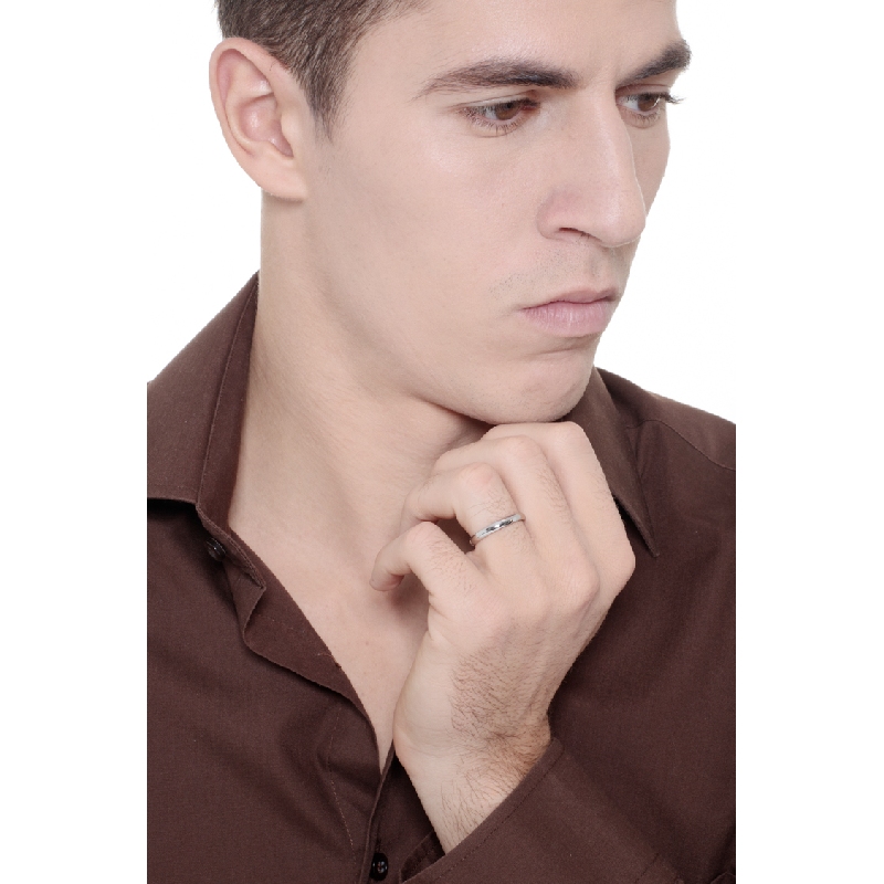 Hochzeitsing Weißgold 