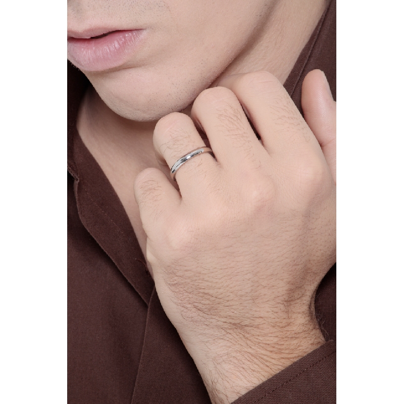 Hochzeitsing Weißgold 