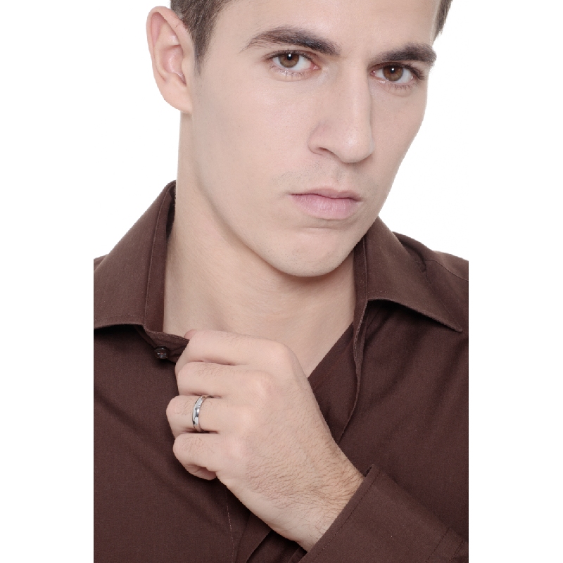 Unisex Weissgold Ring