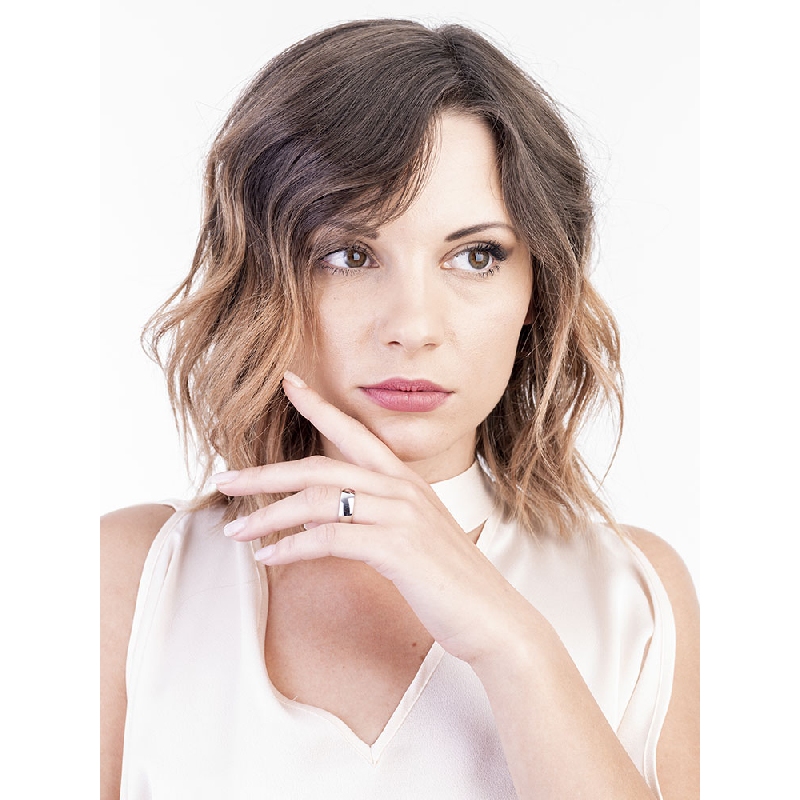 Trauring aus Weißgold 18 Karat