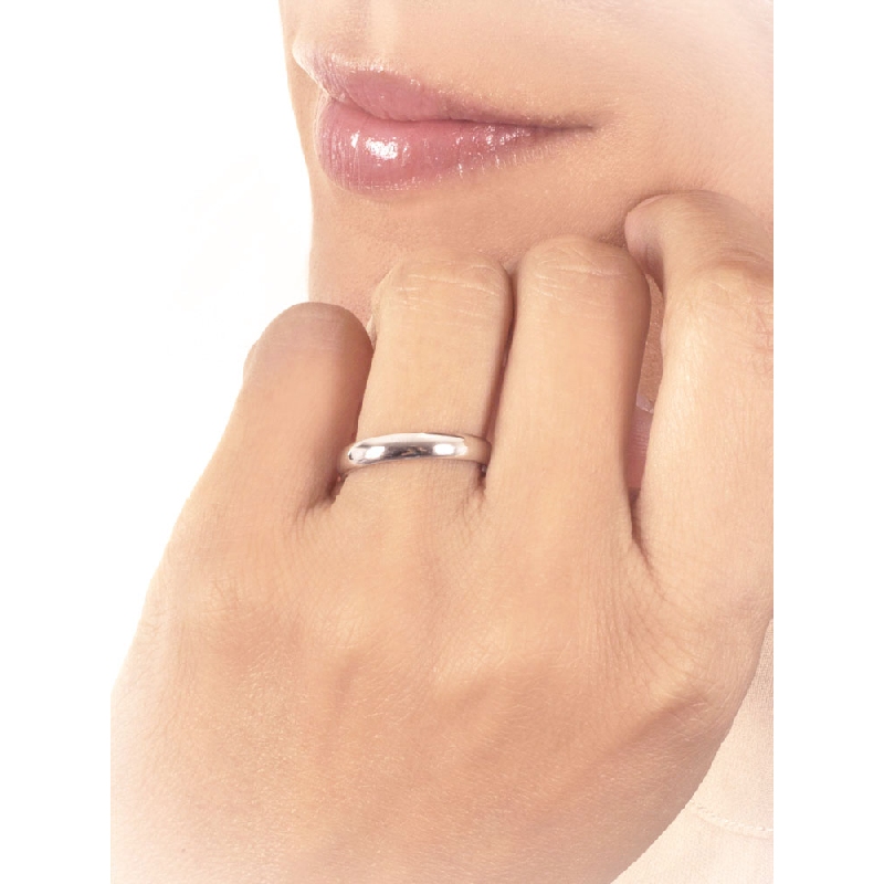 Weißgold Trauring 18kt