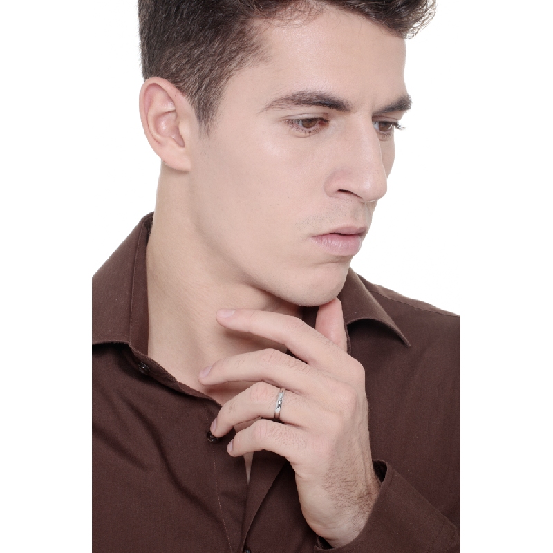 Weißgold Hochzeitsring 18kt