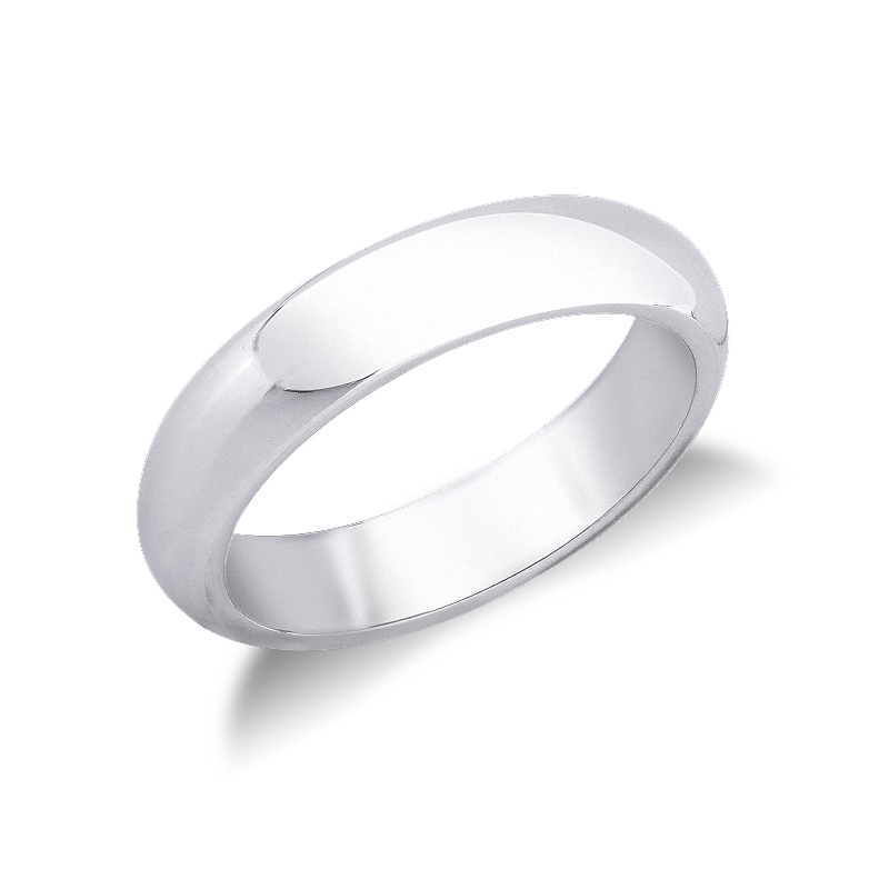 Ehering Weißgold 4 mm