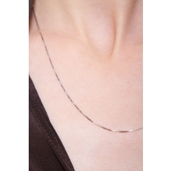 Venezianische Halskette Weißgold 2