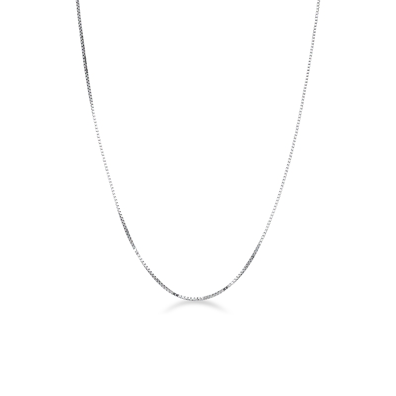 Venezianische Halskette Weißgold