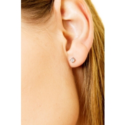 Weißgold Ohrringe mit Brillanten 2